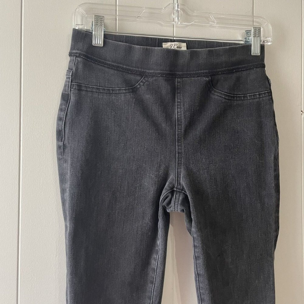 J Crew Jeans TradeMark Denim Charcoal Was Size 28 Skinny Jeggings